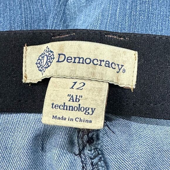 Democracy AB Technology Skinny Jeans Women’s 12 - Picture 2 of 3